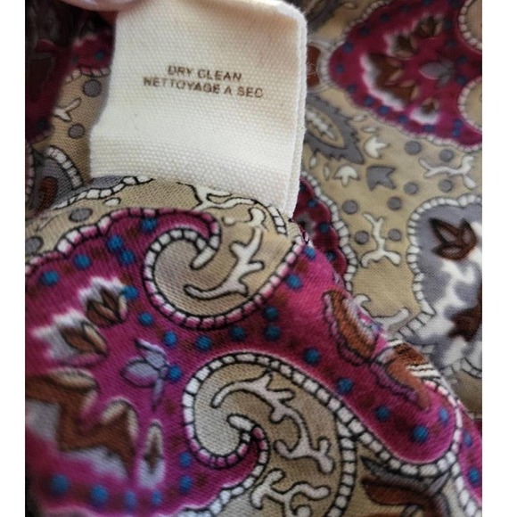 Free People Jacket Womens Size 2 Navy Paisley Peplum Velvet Floral Buttoned Boho - Picture 8 of 10